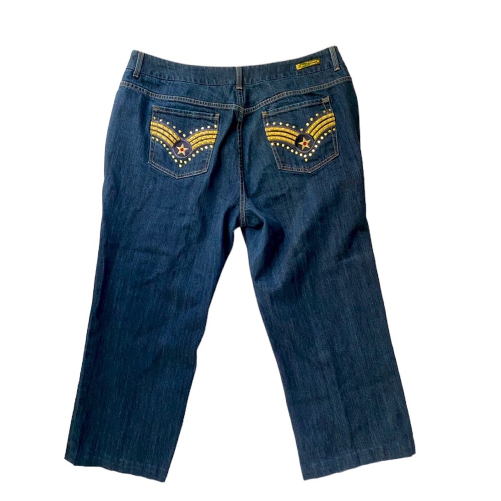 Seven7 PREMIUM DENIM LIMITED EDITION Plus Size‎ 22 Cropped Capris Jeans